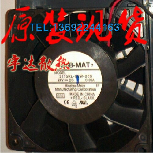 全新原装NMB 3115RL-05W-B69/B60 8038 24v 8cm施耐德变频器风扇
