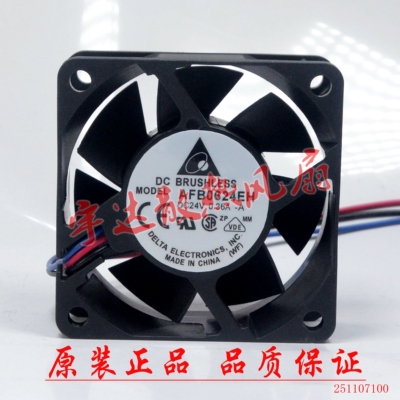 AFB0624EH全新放映机SMPS散热风扇直流24V 0.36A 6025 60X60X25MM