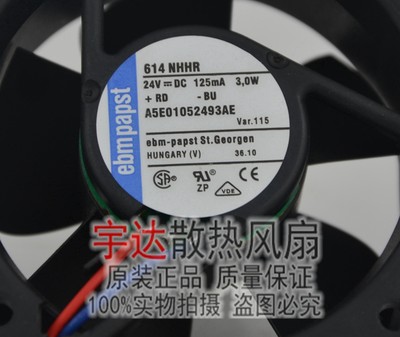 614NHHR 全新EBMPAPST变频器风扇A5E01052493AE 6CM 24V 3.0W