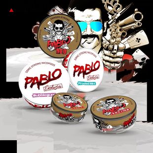 Pablo丹麦巴勃罗白唇瑞典Snus平替口含唇袋提神强效解瘾薄荷口味