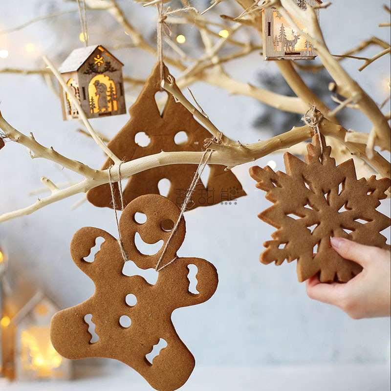 烘焙模具圣诞超大号姜饼人雪花不锈钢模Christmas cookie cutter 厨房/烹饪用具 烘焙模具 原图主图