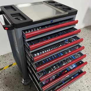 重型汽车7层汽修工具车工具柜手推车汽修五金多功能修车工具全套