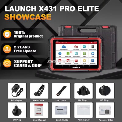 跨境批发LAUNCH X431 PRO ELITE PROS ELITE OBD2 scanner 全球版
