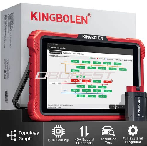 海外版 KINGBOLEN K10 Elite  K10 PRO  OBD2 Diagnostic Scanner