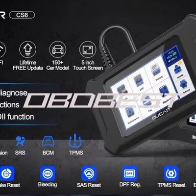 CS4 MUCAR CS6 OBD2 Car Diagnostic ScannerABS SRS ECM TCM BCM