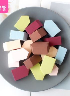 粉扑C1pq801-房型海绵五角形果冻美妆蛋干湿两用粉底