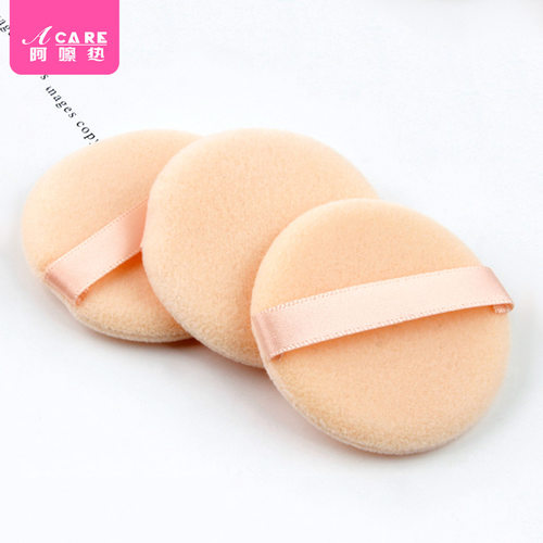 粉扑/植绒AE1sq801-带绒散粉蜜粉圆形双绒面迷你小号