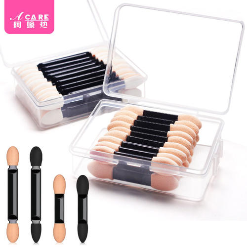 眼影刷/一次性A1pq801-双头海绵眼影棒眼影刷迷你小号便携一支化