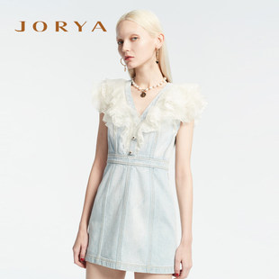 JORYA/卓雅牛仔连衣裙(干洗)2021夏季专柜N12B4003-3980
