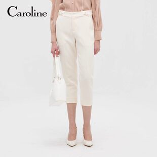 CAROLINE/卡洛琳2023秋季简约通勤西装裤子专柜正品P644002B-2180