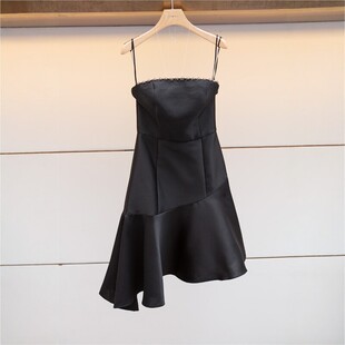 【特价】恩曼琳抹胸洋装2019夏季专柜正品L3261602-4180