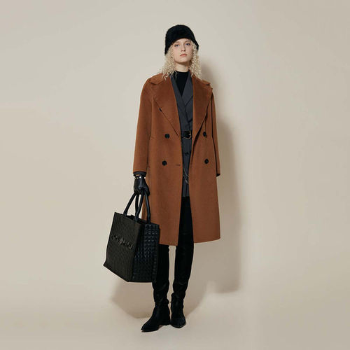 AIVEI/艾薇毛呢外套女大衣2021冬季专柜正品N762102C-4280