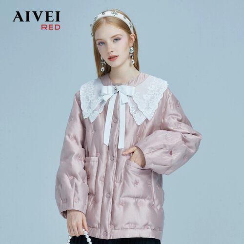 AIVEI/艾薇2022冬季时尚羽绒服外套专柜正品P066S046-3980