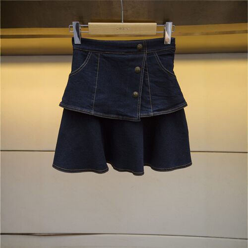 AIVEI/艾薇2021夏季专柜正品水洗牛仔裙子N72C4408-1380