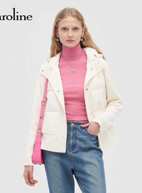 CAROLINE/卡洛琳2023秋季连帽羽绒外套外套专柜正品P649901D-4580