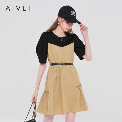 AIVEI/艾薇2023春季连衣裙专柜正品Q0160075-2180