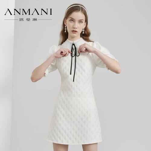 ANMANI/恩曼琳2022夏季新品连衣裙专柜正品EANCBH14-1780