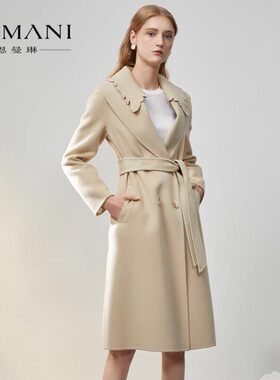 ANMANI/恩曼琳2022冬季毛呢外套女大衣专柜正品EANCDC06-5280