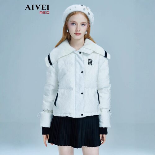 AIVEI/艾薇2022冬季时尚羽绒服外套专柜正品P066S031-3280