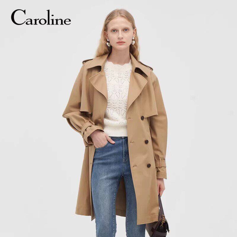 CAROLINE/卡洛琳2023秋季女风衣外套专柜正品P646602D-3780