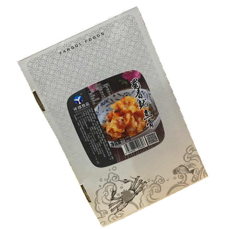 洋琪蜀香鱼脆1000g 川香鱿鱼骨 铁板鱿鱼 海鲜酒店寿司店专用