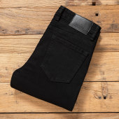 休闲长裤 2026春夏新款 小脚弹力青年百搭男士 男修身 子 纯黑色牛仔裤