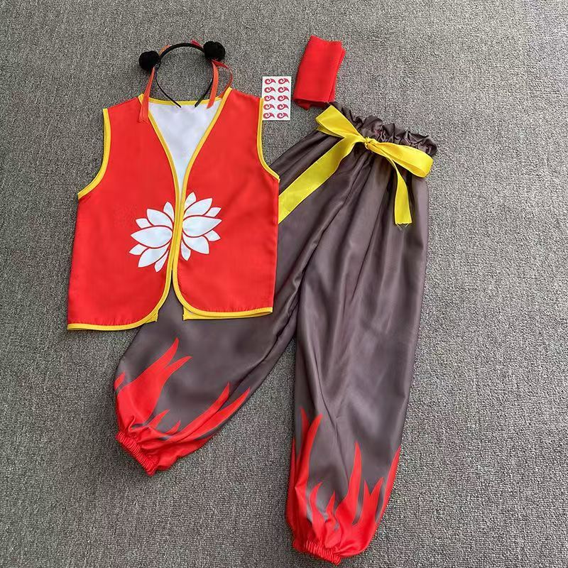 哪咤儿童魔童降世衣服
