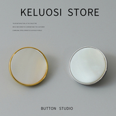 KELUOSI 精致大衣扣贝壳扣女小香贝母扣子高档风衣西装 扣金属纽扣