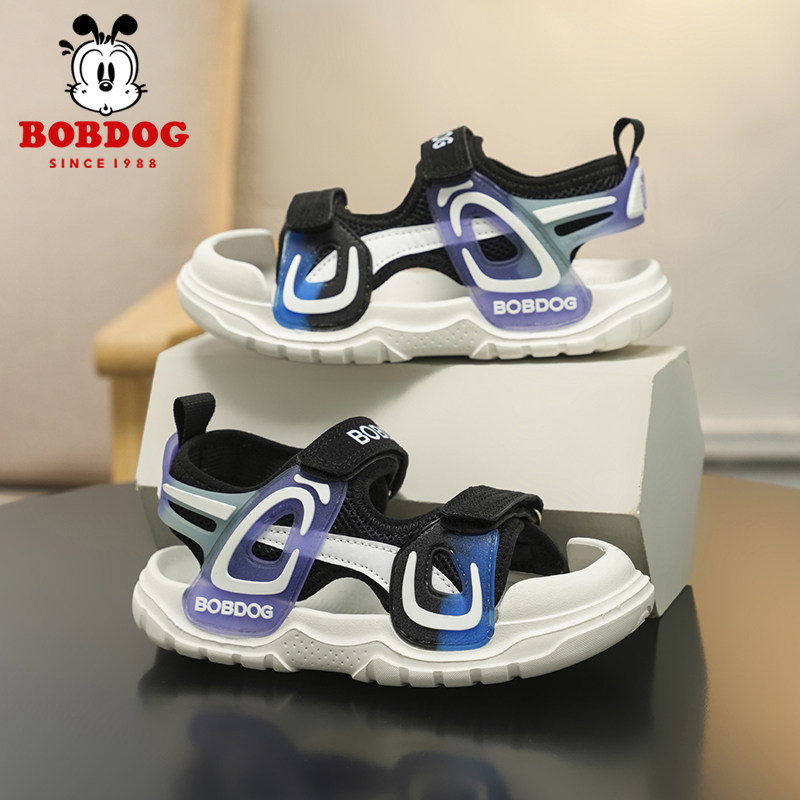 巴布豆童鞋男童凉鞋2026夏季新款防滑软底儿童鞋子轻便男孩沙滩鞋