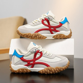 阿甘鞋 男童运动鞋 子男孩时尚 网面透气防滑儿童潮牌鞋 2026春秋新款