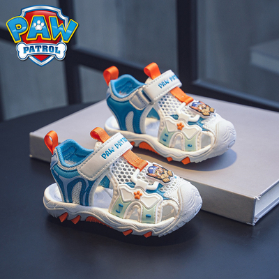 汪汪队童鞋男宝宝包头软底凉鞋