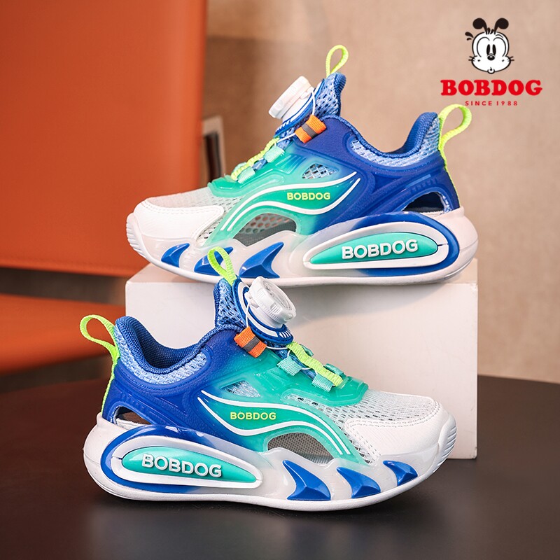 巴布豆童鞋男童框子鞋2026夏季新款透气镂空儿童鞋子男孩运动鞋潮