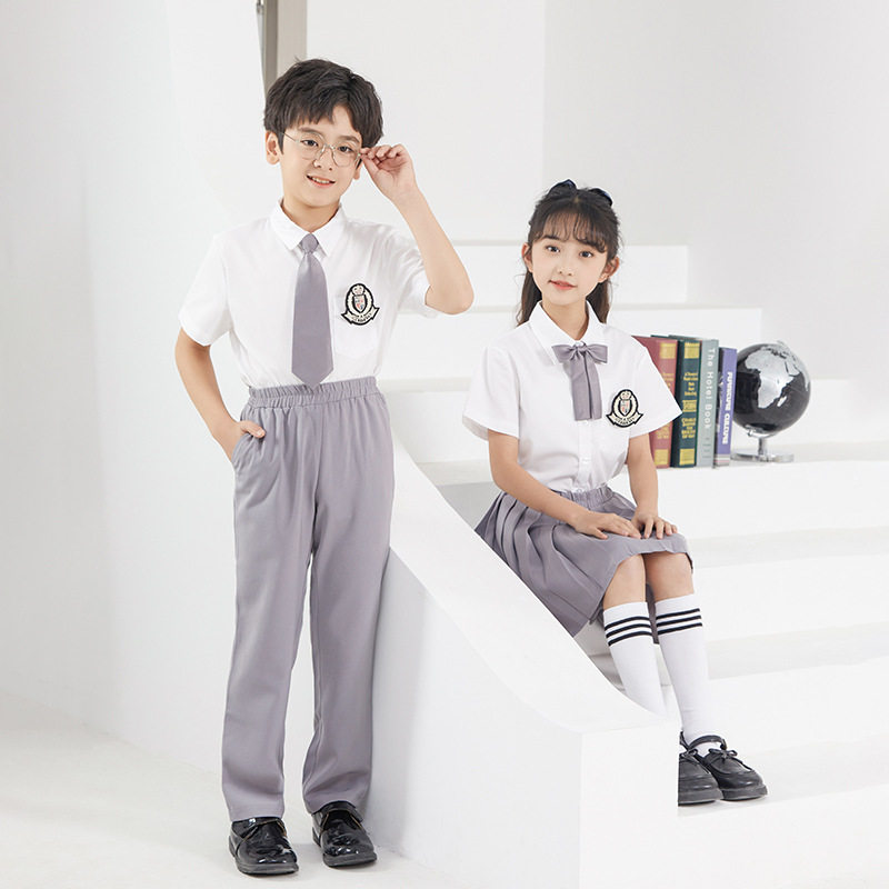 合唱演出服诗歌朗诵服装中小学生学院风学生夏季校园毕业班服