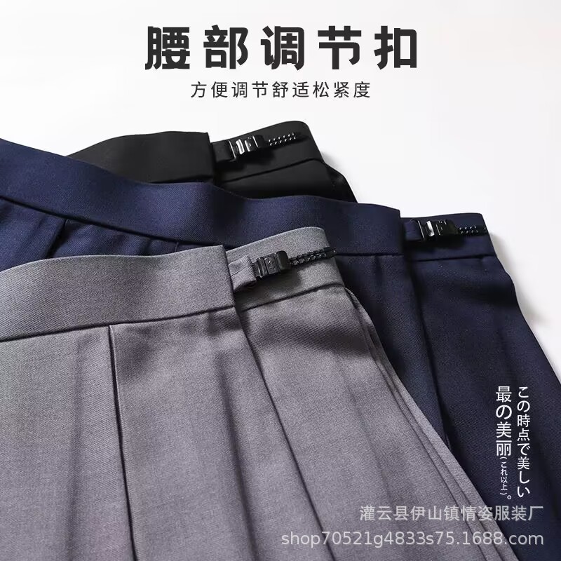 不良基础款百褶裙正版女学生学院风jk制服短中长过膝半身裙班服