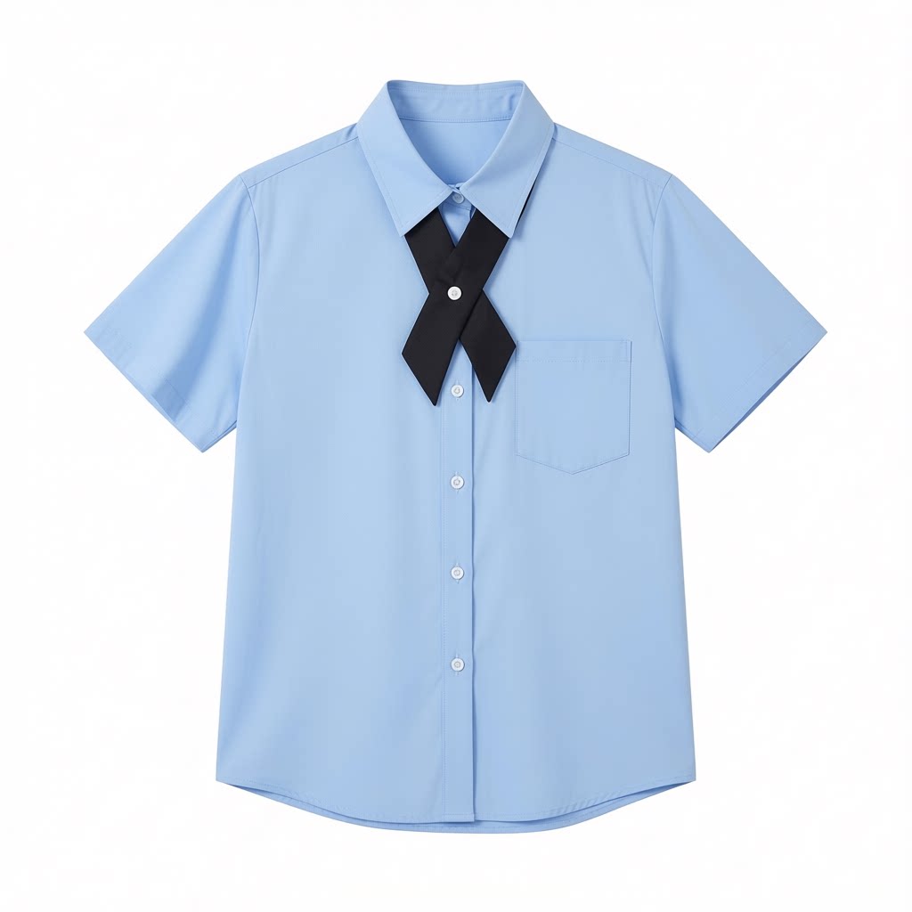 JK蓝衬衫学院风校服初中合唱毕业拍照诗歌朗诵毕业班服表演服套装