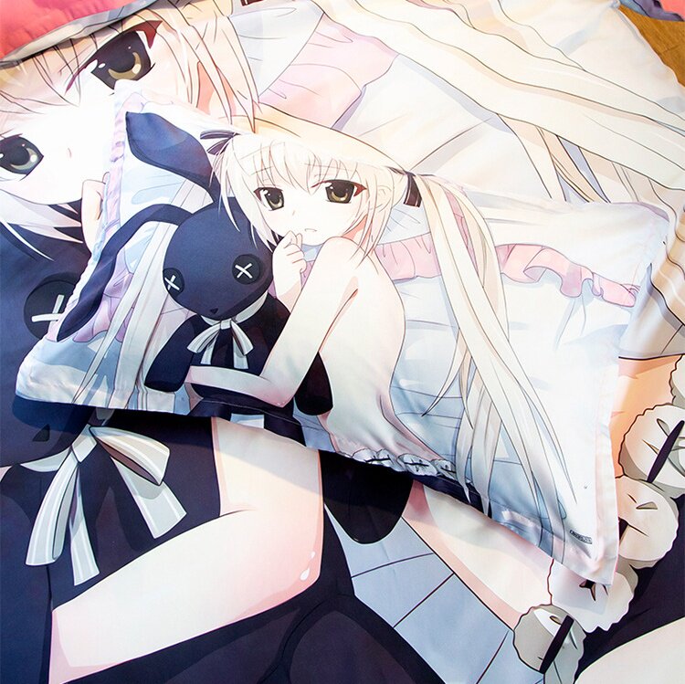 二次元动漫印图穹妹学生枕套单人宅男春日野穹宿舍枕头罩通用枕袋