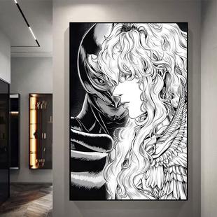 剑风传奇海报装饰画烙印勇士格里菲斯壁画日本漫画三浦二次元挂画