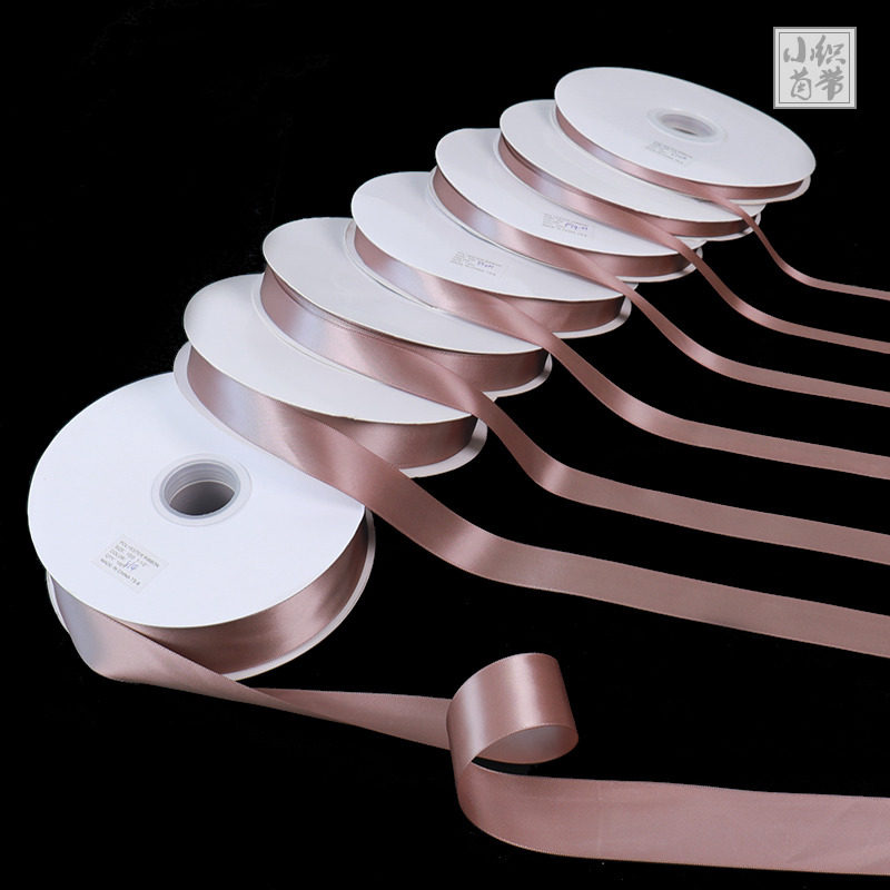 优质0.6.1.2.54cm婚庆织丝带烘焙圣诞礼物包装饰鲜花艺绑绸缎彩带