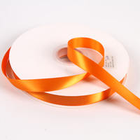 Orange high-density silk ribbon baked gift packaging, orange color with flower bouquets, bows and ribbons. Halloween loves orange thumbnail 4