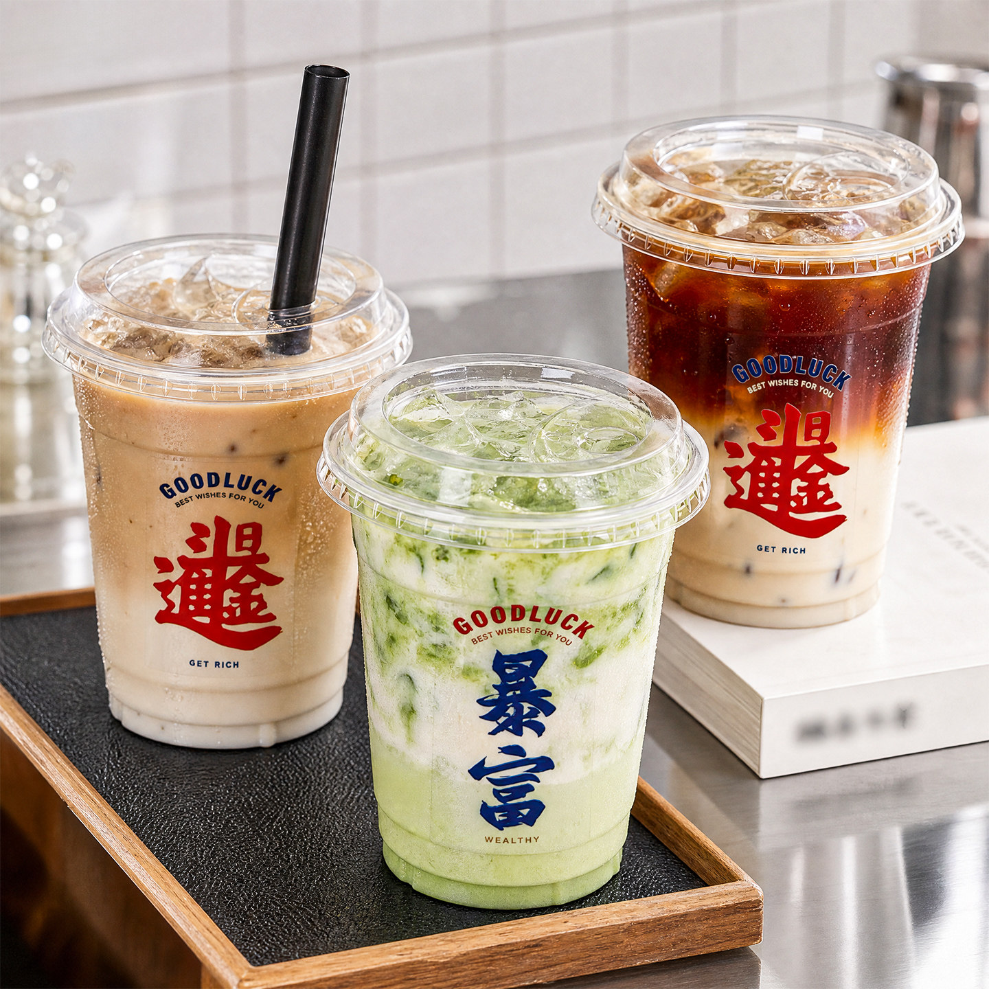 柠檬茶咖啡奶茶一次性杯子带盖塑料饮料店透明专用外带打包杯饮品