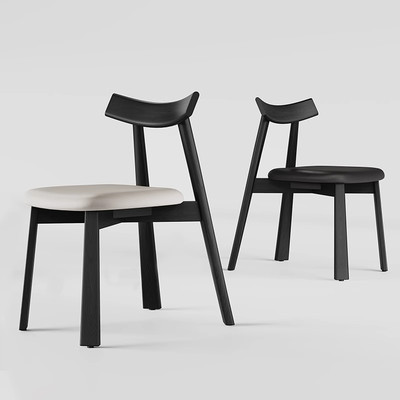 美式复古实木餐椅2025新款