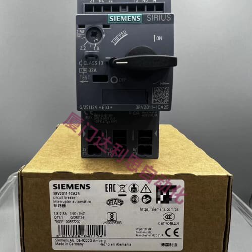 议价3RV2011-1CA25 塑料外壳式断路器#SI可维修
