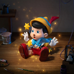 正版TOPTOY匹诺曹成长日记盲盒可爱玩偶公仔桌面摆件女生生日礼物