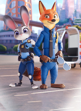 MORSTORM魔力风暴疯狂动物城可动人偶盲盒周边公仔摆件生日礼物