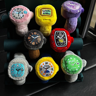 Relax手表盲盒毛绒手饰包包挂件女生生日新年礼物 SUNDAY 正版 POP