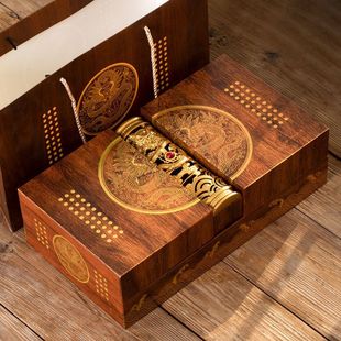 胖东来高端茶叶组合套装大红袍陈皮白茶普洱茶碎银子茶饼礼盒高档