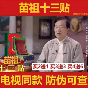 苗组十三贴电视同款苗祖十三贴颈肩腰腿关节贴麻木贴