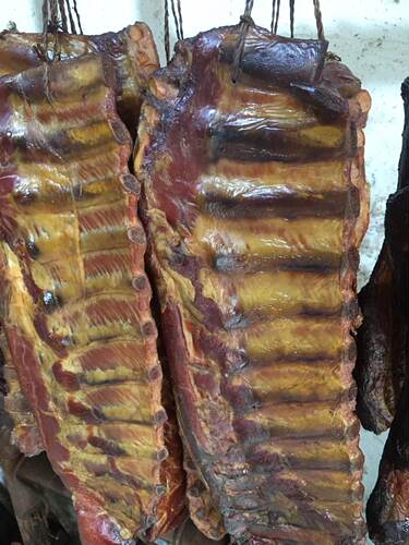 湖北恩施特产烟熏腊排骨