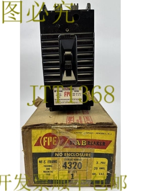原装供应FPE 4320 稳定断路器 20AMP 600VAC 3 极 NF-S 框架热磁