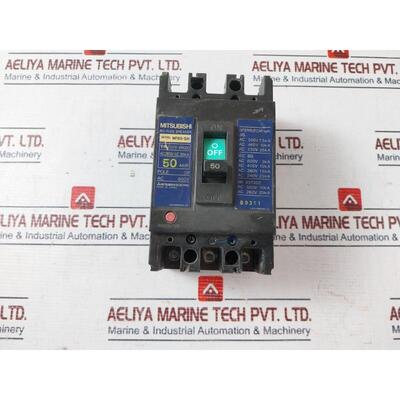 原装供应三菱电机 NF60-SH 3 Polo 无保险丝支架 50 安培交流 600